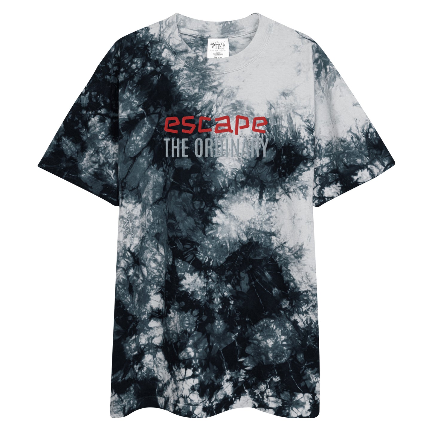 escape the ordinary tie-dye t-shirt
