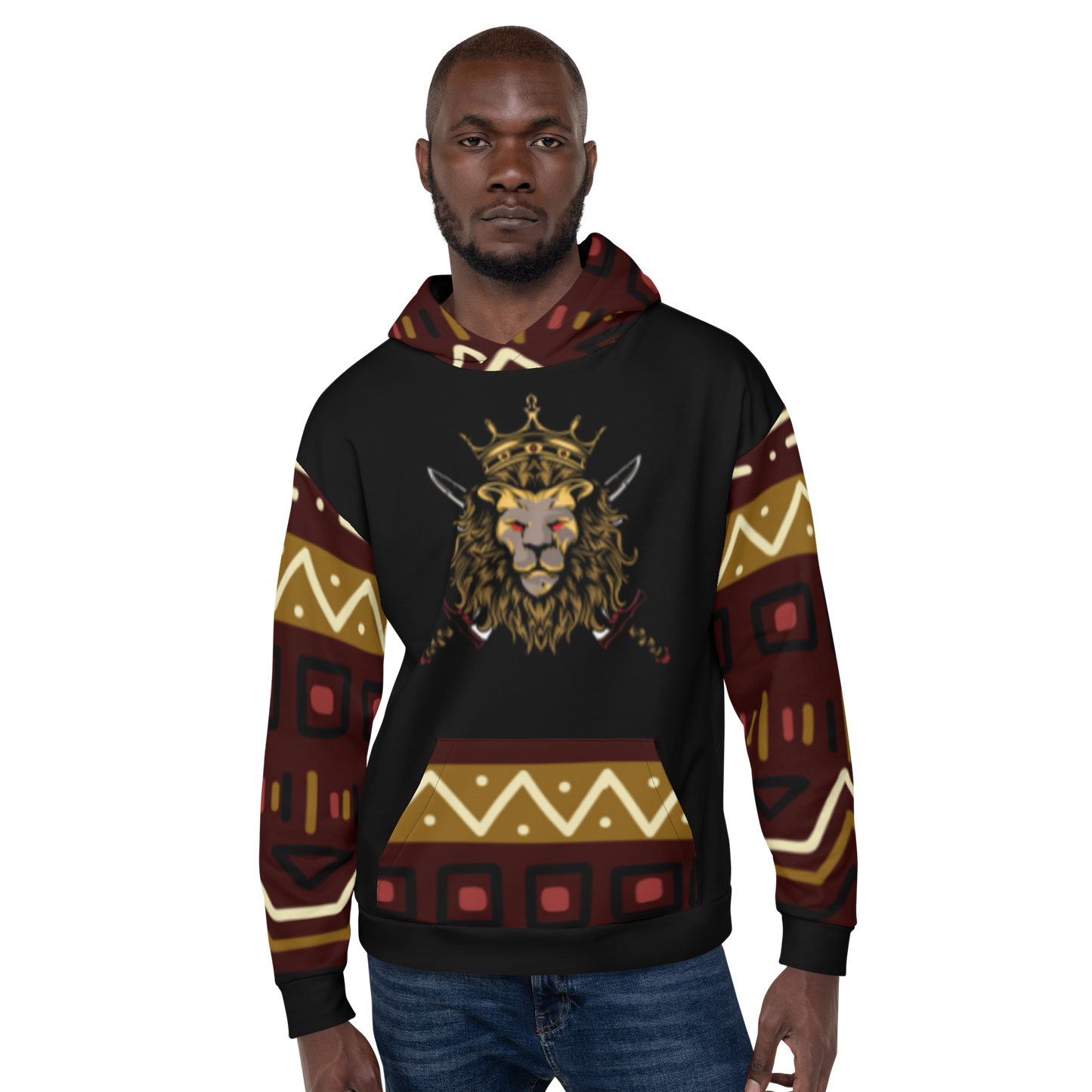 jungle king African print Hoodie