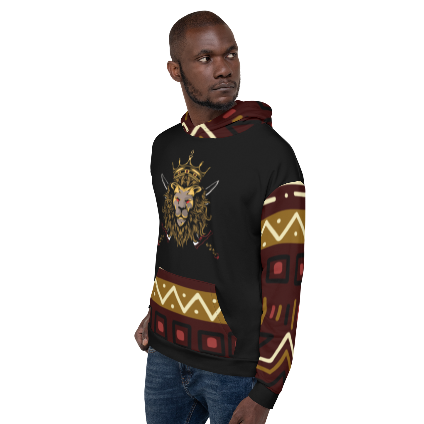 jungle king African print Hoodie