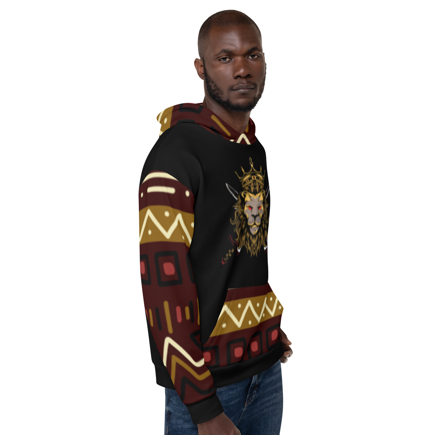 jungle king African print Hoodie